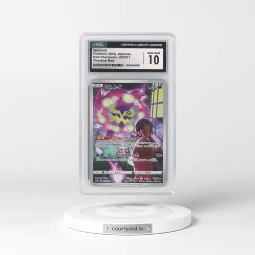 2021 Dark Phantasma #076/071 Spiritomb - Character Rare (CGC 10 GEM MINT)
