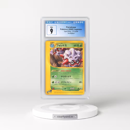 2002 Split Earth #013/088 Forretress - 1st Edition (CGC 9 MINT)