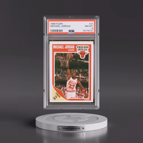 1989 Fleer #21 Michael Jordan (PSA 8 NM-MT)