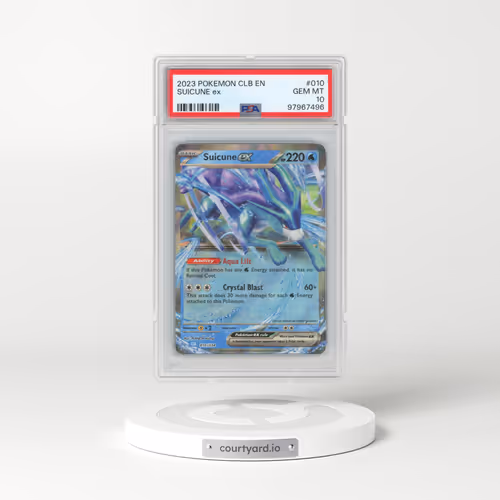 2023 Pokémon Clb-Trading Card Game Classic Blastoise & Suicune EX Deck #010 Suicune EX - Holo (PSA 1