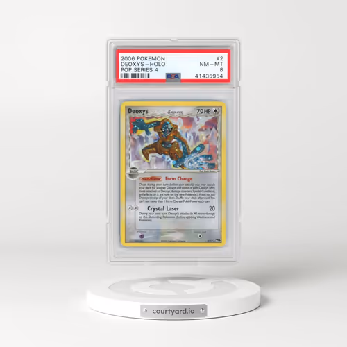 2006 Pokémon Pop Series 4 #2 Deoxys - Holo (PSA 8 NM-MT)