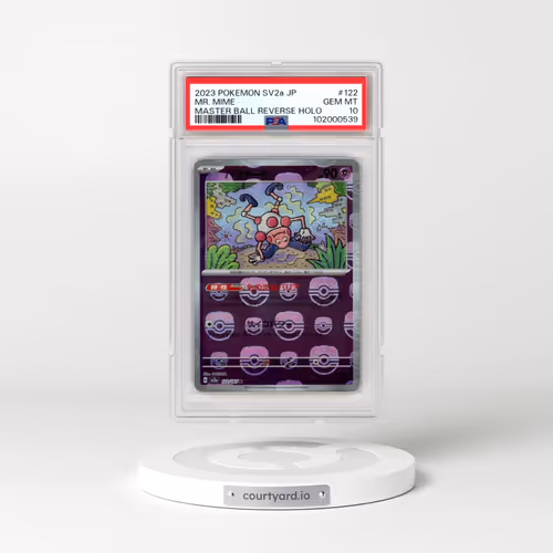 2023 Pokémon Sv2a-Pokemon 151 #122 Mr. Mime - Reverse Holo Master Ball (PSA 10 GEM MINT)
