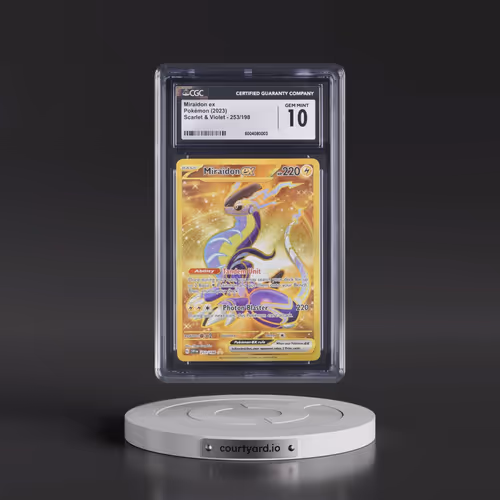 2023 Scarlet & Violet #253/198 Miraidon ex - Hyper Rare Holo (CGC 10 GEM MINT)