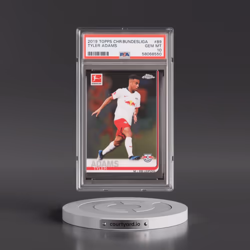 2019 Topps Chrome Bundesliga #89 Tyler Adams (PSA 10 GEM MINT)
