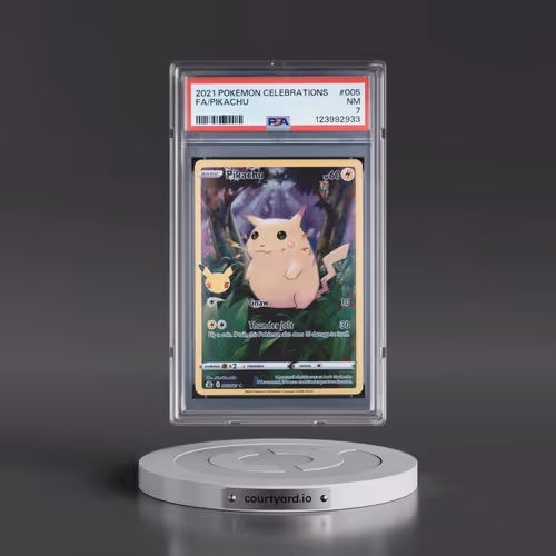 2021 Pokémon Celebrations #005 Pikachu - Full Art (PSA 7 NM)