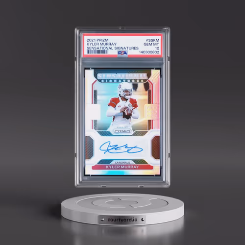 2021 Panini Prizm Sensational Signatures #SSKM Kyler Murray (PSA 10 GEM MINT)