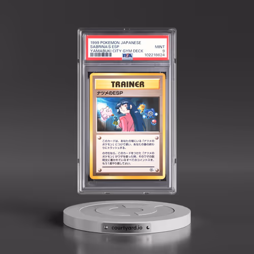 1999 Pokémon Yamabuki City Gym Deck Sabrina's Esp (PSA 9 MINT)
