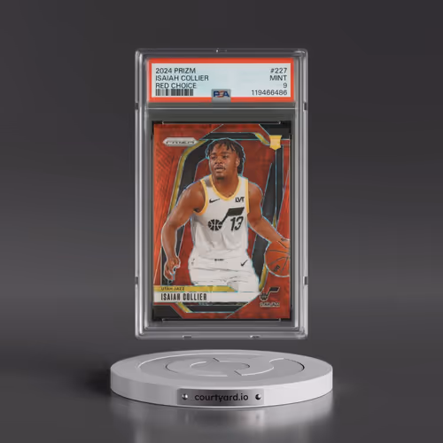 2024 Panini Prizm #227 Isaiah Collier - Red Choice (PSA 9 MINT)