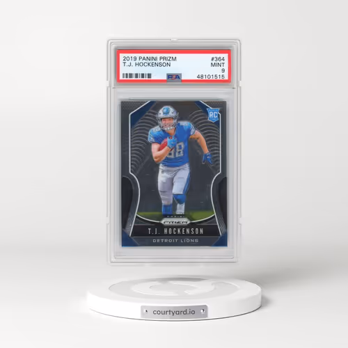 2019 Panini Prizm #364 T.J. Hockenson (PSA 9 MINT)