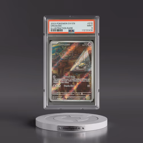 2023 Pokémon Svi EN-Scarlet & Violet #210 Drowzee - Illustration Rare (PSA 9 MINT)