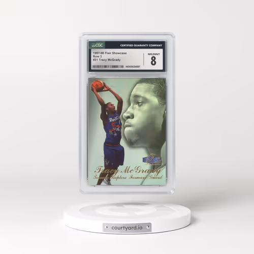 1997 Flair Showcase #21 Tracy McGrady - Row 3 (CGC 8 NM-MT)