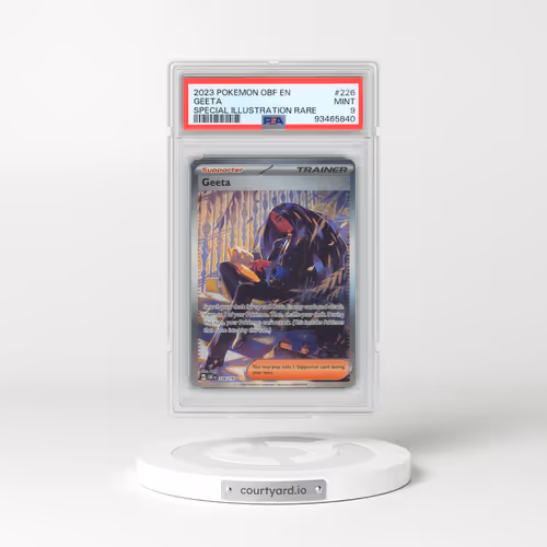 2023 Pokémon Obf EN-Obsidian Flames #226 Geeta - Special Illustration Rare (PSA 9 MINT)