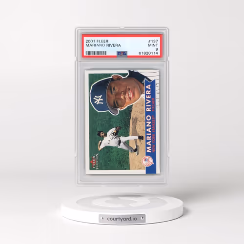 2001 Fleer #137 Mariano Rivera (PSA 9 MINT)