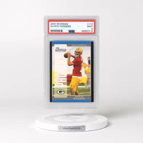 2005 Bowman #112 Aaron Rodgers (PSA 9 MINT)