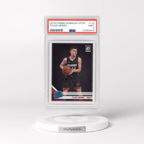 2019 Panini Donruss Optic #172 Tyler Herro (PSA 9 MINT)
