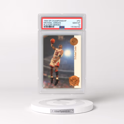1994 SP Championship Playoff Heroes #P2 Michael Jordan (PSA 10 GEM MINT)