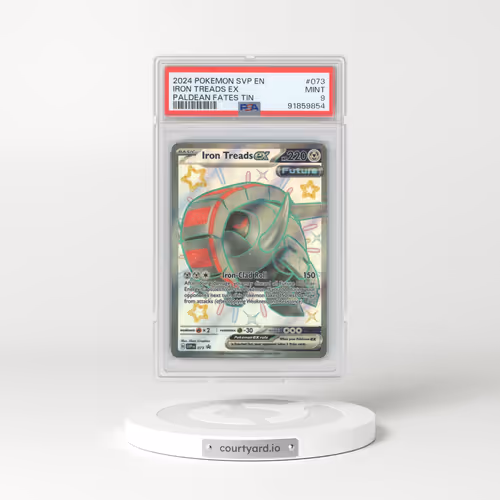 2024 Scarlet & Violet Promos #73 Iron Treads EX - Full Art Holo (PSA 9 MINT)