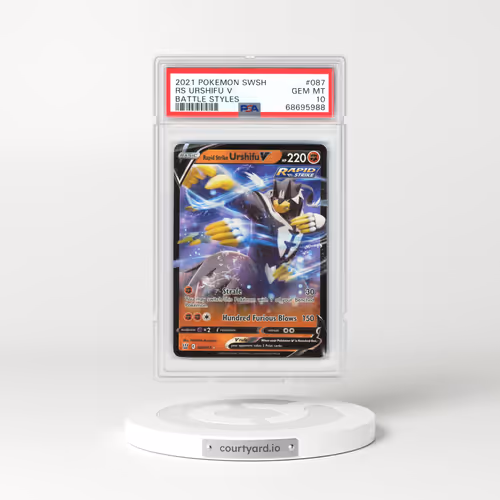 2021 Battle Styles #87 Rapid Strike Urshifu V - Full Art Holo (PSA 10 GEM MINT)