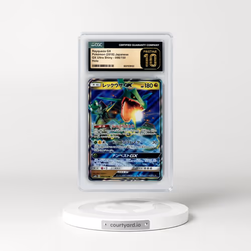 2018 GX Ultra Shiny #098/150 Rayquaza GX - Holo (CGC 10 PRISTINE)