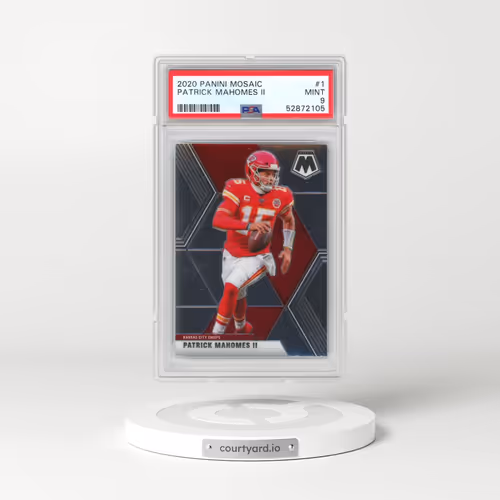 2020 Panini Mosaic #1 Patrick Mahomes II (PSA 9 MINT)