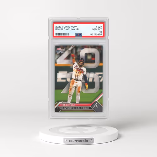 2023 Topps Now #927 Ronald Acuna Jr. (PSA 10 GEM MINT)