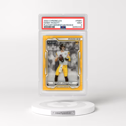 2022 Panini Chronicles Playoff Momentum Rookies #PMR1 Kenny Pickett (PSA 9 MINT)