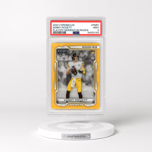 2022 Panini Chronicles Playoff Momentum Rookies #PMR1 Kenny Pickett (PSA 9 MINT)