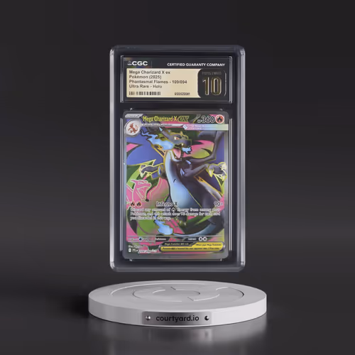 2025 Phantasmal Flames - PFL EN #109/094 Mega Charizard X ex - Ultra Rare Holo (CGC 10 PRISTINE)
