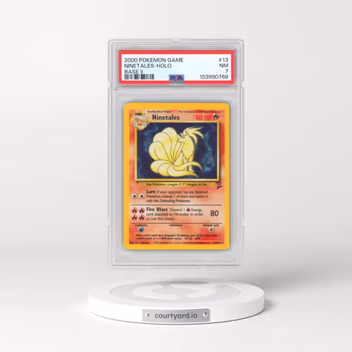 2000 Pokémon Game Base II #13 Ninetales - Holo (PSA 7 NM)
