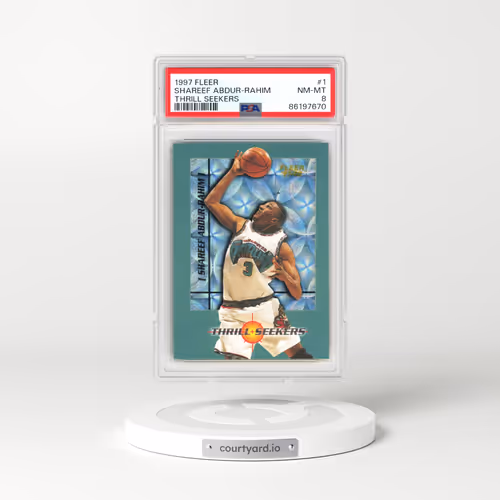 1997 Fleer Thrill Seekers #1 Shareef Abdur-Rahim (PSA 8 NM-MT)