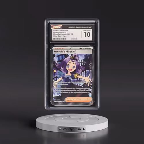 2025 Pokémon Meg EN-Mega Evolution #165 Acerola's Mischief - Ultra Rare (CGC 10 GEM MINT)