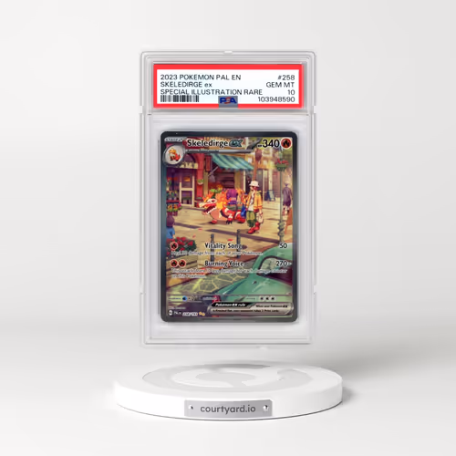2023 Pokémon Pal EN-Paldea Evolved #258 Skeledirge EX - Holo Special Illustration Rare (PSA 10 GEM MINT)