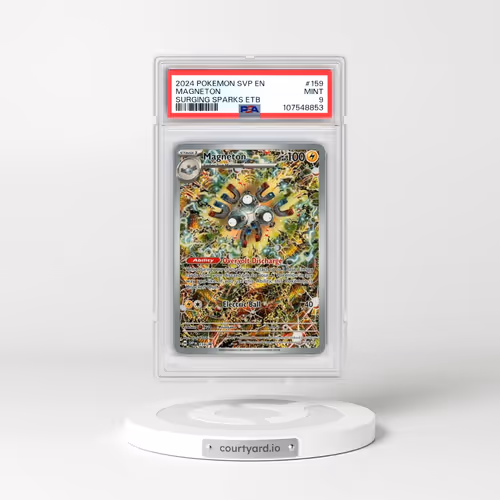 2024 Pokémon Svp EN-SV Black Star Promo #159 Magneton - Surging Sparks Elite Trainer Box (PSA 9 MINT