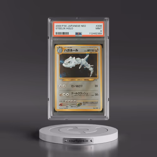 2000 Pokémon Neo #208 Steelix - Holo (PSA 9 MINT)