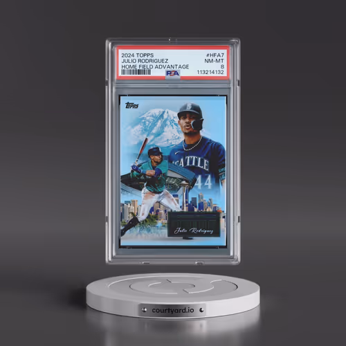 2024 Topps Home Field Advantage #HFA7 Julio Rodriguez (PSA 8 NM-MT)