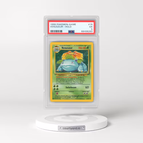 1999 Pokémon Game #15 Venusaur - Holo (PSA 5 EX)