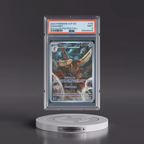 2024 Pokémon Svp EN-SV Black Star Promo #130 Kingambit - Shrouded Fable Illustration Collection (PSA