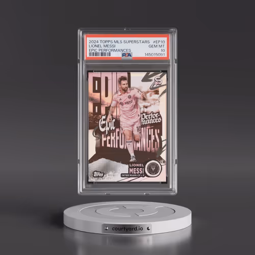 2024 Topps MLS Superstars Epic Performances #EP10 Lionel Messi (PSA 10 GEM MINT)