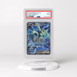 2024 Pokémon Ssp EN-Surging Sparks #218 Black Kyurem EX - Holo Ultra Rare (PSA 9 MINT)