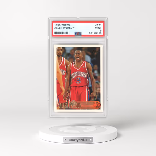 1996 Topps #171 Allen Iverson (PSA 9 MINT)