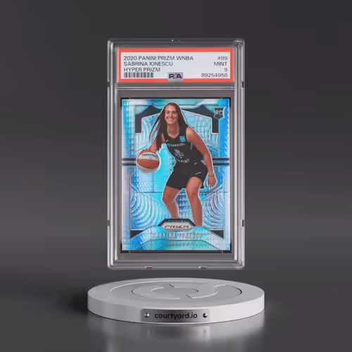 2020 Panini Prizm WNBA #89 Sabrina Ionescu - Hyper Prizm (PSA 9 MINT)