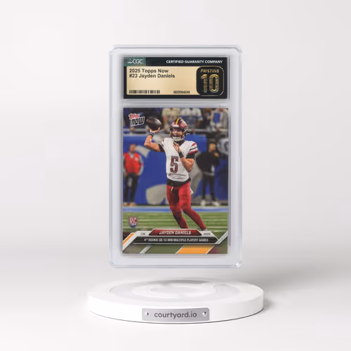 2024 Topps Now #23 Jayden Daniels - Blue (CGC 10 PRISTINE)