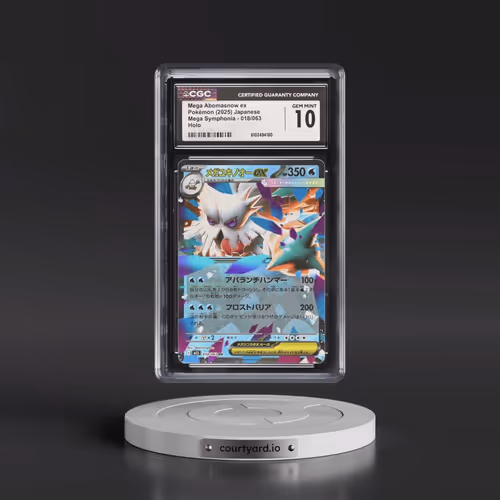 2025 Pokémon M1s-Mega Symphonia #018 Mega Abomasnow EX - Holo (CGC 10 GEM MINT)