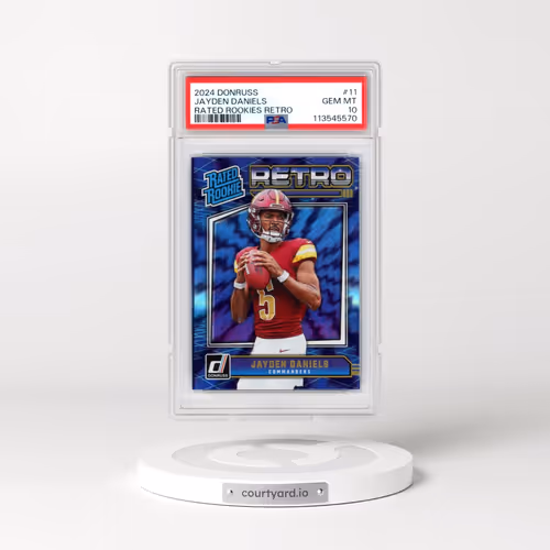 2024 Panini Donruss Rated Rookies Retro #11 Jayden Daniels (PSA 10 GEM MINT)