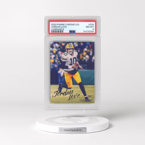 2020 Panini Chronicles Luminance #204 Jordan Love (PSA 8 NM-MT)