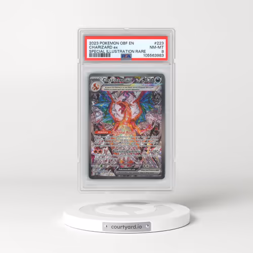 2023 Pokémon Obf EN-Obsidian Flames #223 Charizard EX - Holo Special Illustration Rare (PSA 8 NM-MT)