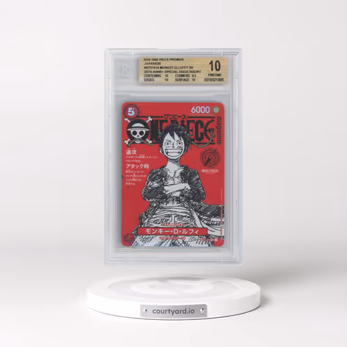 Promotional Cards - Japanese #014 Monkey D. Luffy - One Piece Magazine Vol.20 (BGS 10 PRISTINE)
