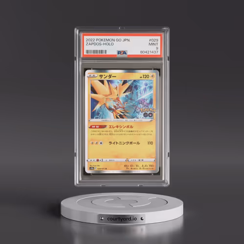 2022 Pokémon Go #029 Zapdos - Holo (PSA 9 MINT)