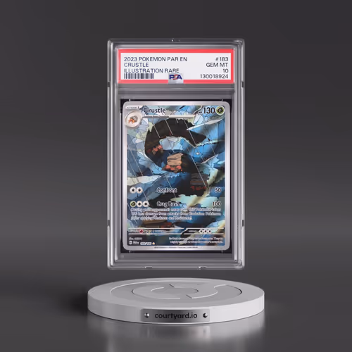 2023 Pokémon Par EN-Paradox Rift #183 Crustle - Illustration Rare (PSA 10 GEM MINT)
