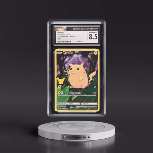 2021 Celebrations #005/025 Pikachu - Holo (CGC 8.5 NM-MT+)